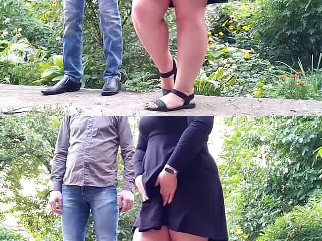 My Stepmom bent over doggystyle and pees like a horse