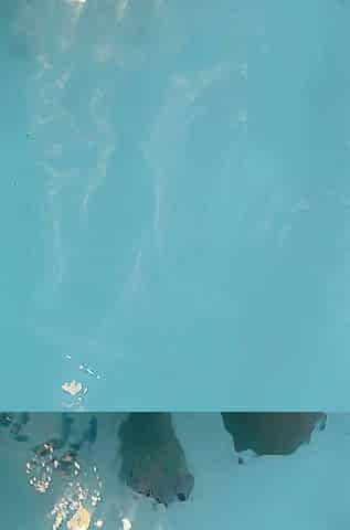 Flashing at swiming pool