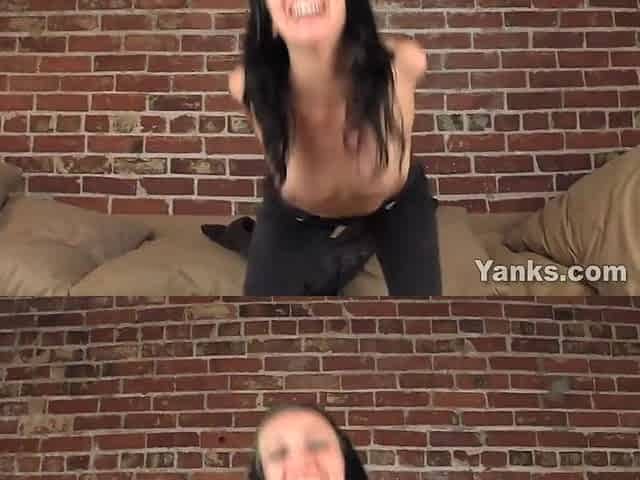 Topless Legal Age Teenager 18+ Cums In Her Jeans