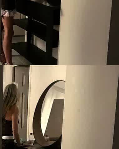 Horny Blonde In Solo Masturbation