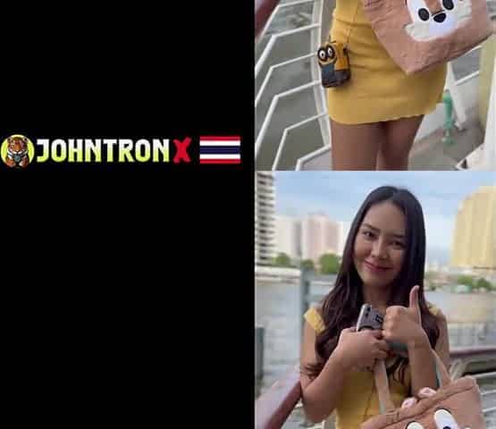JohnTronX - The cutest amateur Thai hottie gets drilled hard and jizzed on