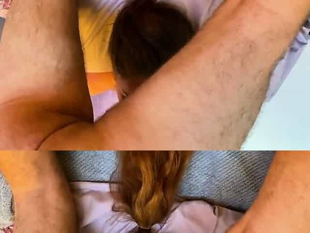 Redhead Gets a Rough Throat Fucking