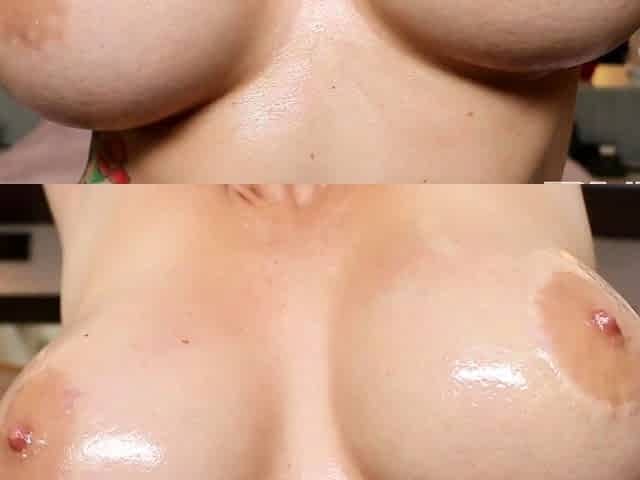Chubby Brunette Big Boobs Dildo Masturbation