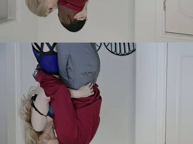 American white girl Nina Hartley sucks delicious black cock passionately