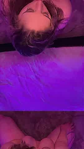 Blond cutie made a custom clip for a fan and supplicates him to cum on her face, with subtitles