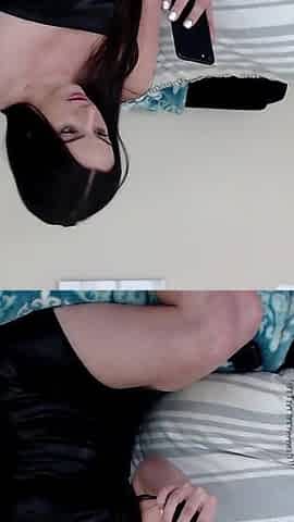 Girlfriend Mesmerized Into Worshiping Black Flats