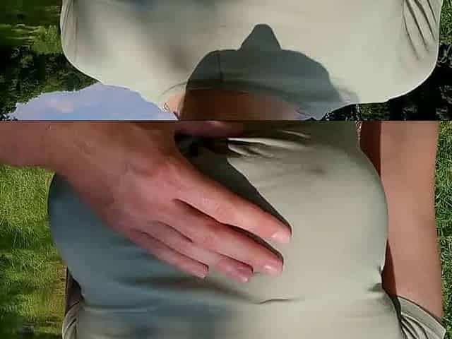 Fiona Fuchs Auf dem Feldweg entjungfert Ein Cameltoe fur den
