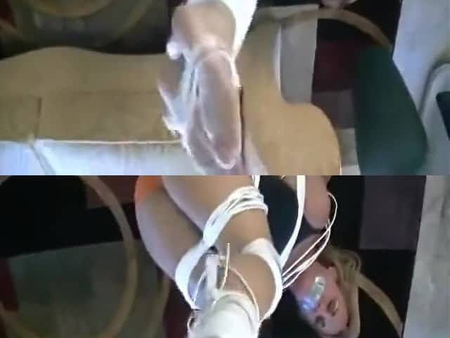 female bodybuilder vs bondage