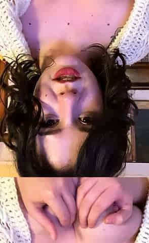 Busty brunette with big boobs rides cock