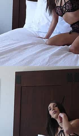 Fit Fashion Model Makes Her Pussy Cum on Big Cock