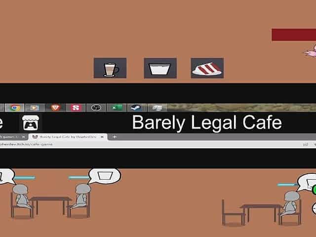 Barely Legal Cafe (free game itchio ) eighteen, Adult, Arcade, Fur, Godot, Manga, minigames, Mouse solely, NSFW, Short
