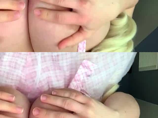 Blonde MILF with Big Boobs Playing Cam Free Porn