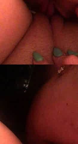 Glamour young amateur lesbos licking clit and fingering