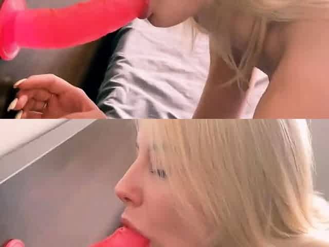 Double Penetration POV Sex With a Big-Titted Blonde Babe