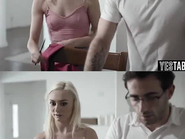 Pretty Blonde Learns A Valueable Lesson From Stepdad