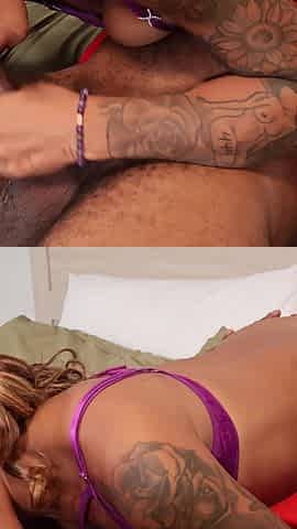 Petite Ebony Mena Carlisile Gets Railed by Savvy G