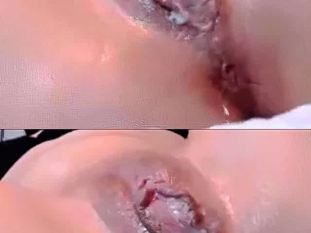 Huge Labia Lips - Amateur Close-Up Webcam Show