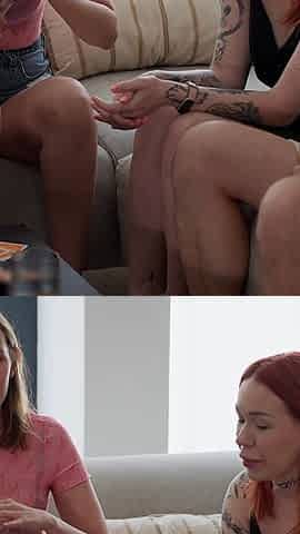 Shy Redhead Swingers Strip & Swap in Naughty Card Game
