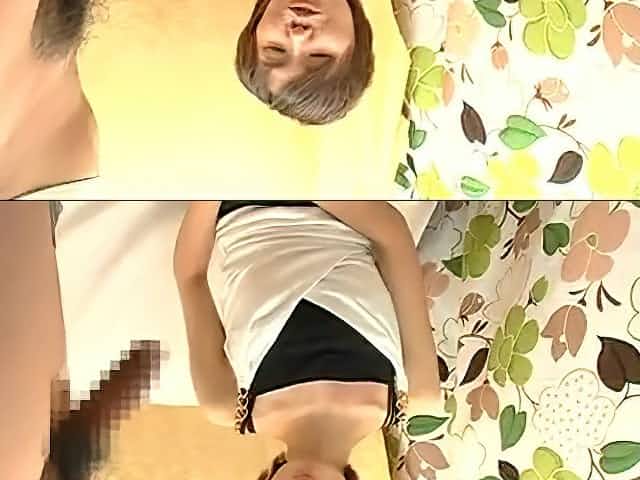 Amazing censored scene with short haired Asian girl