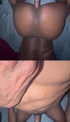 Chunky Chocolate Booty bouncing off BBC