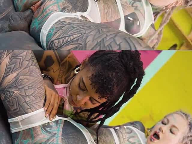 Raw three-some Anal Session Ends with Beefy Shaking Anal Climax