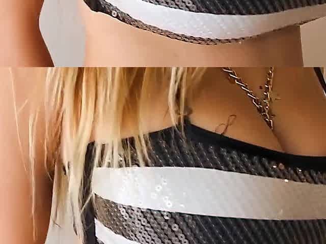 Breasty Blond Ketetotas Bouncing Her Breasts and Vagina Cameltoe
