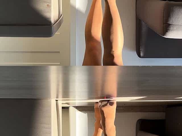 Solo masturbation and the foot fetish