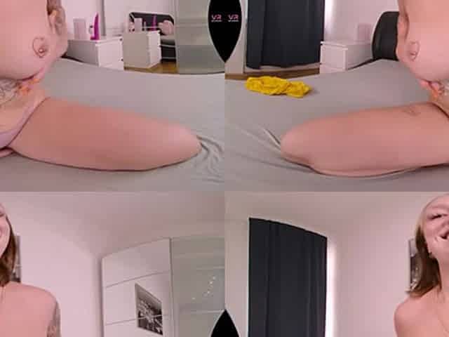 Slutty Chrystal Fucks Big Dildo - VRSexperts