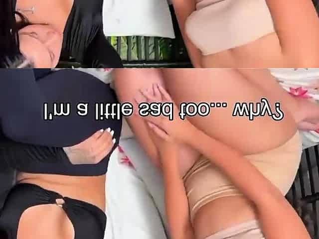Step sis share bed, lezzie sex, dirty girl, steamy porno!