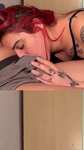 Oral Hardcore in the Bedroom - Camila Goes to the Edge and Swallows Without Shame