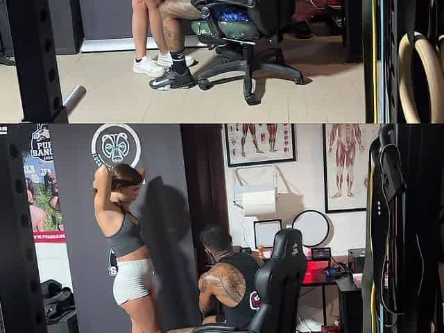 Marvelous Spanish beauty gets drilled hard by her personal coach