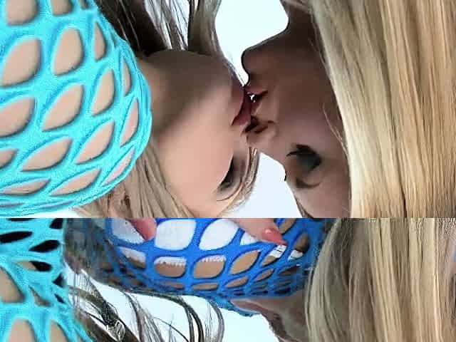 Blonde with Big Boobs Gives Blowjob to Her Dildo on Liv more