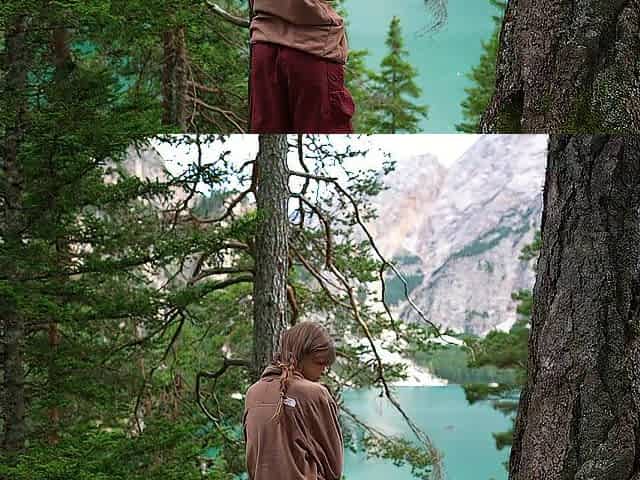 Nature inspired us and we couldn't resist. Kisses. touches, anything felt right in that pont of time.