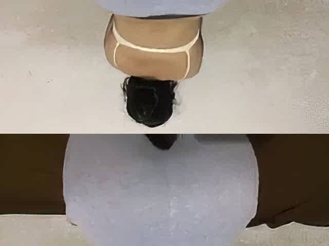 Kirn show her large booty