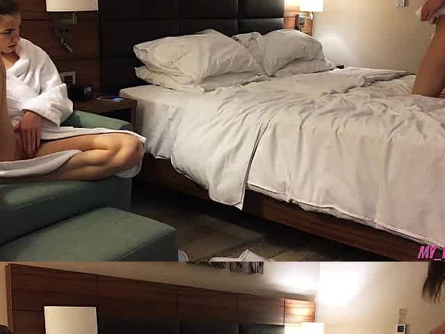1st I Bang My GF And Then Her Ally - Cum Inside Their Twats