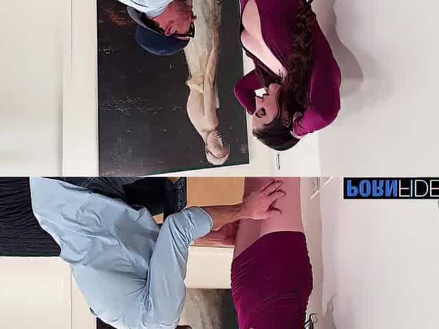 All Natural Goth Hottie Gets Screwed In Her Large Booty
