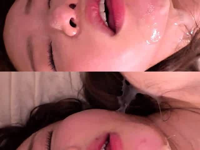 Big titted amateur MILF drenced in jizz to complete handjob