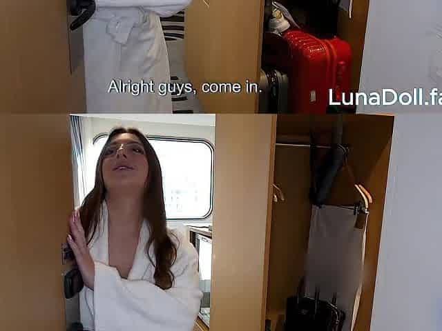 Cheating With 2 Large Ebony Dong And El Mordjene Widen - Luna Doll