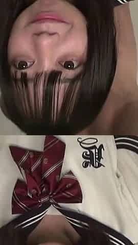 G-cup Lookalike Beauty - Uniform Hotel Date Turns Intimate