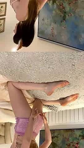 Delicious teen girl solo video