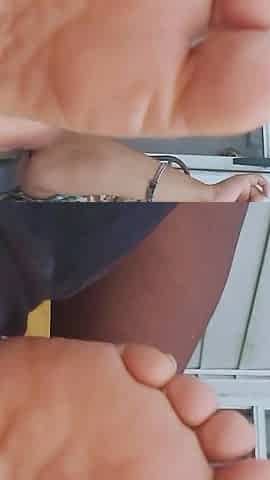 Evening Backyard Deck with Professional Masseuse Sunny12s Gets Soles Queen Treatment Part 1