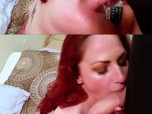 Amateur Redhead Blowjob