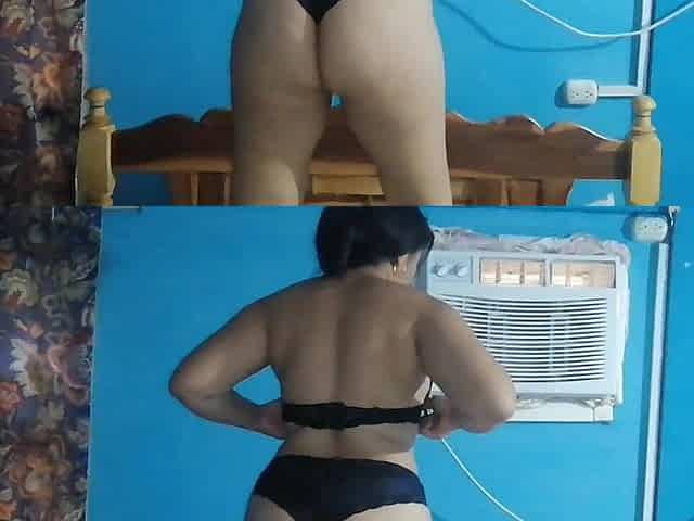Big Ass Brunette Is Very Horny and Masturbates Her Wet Pussy