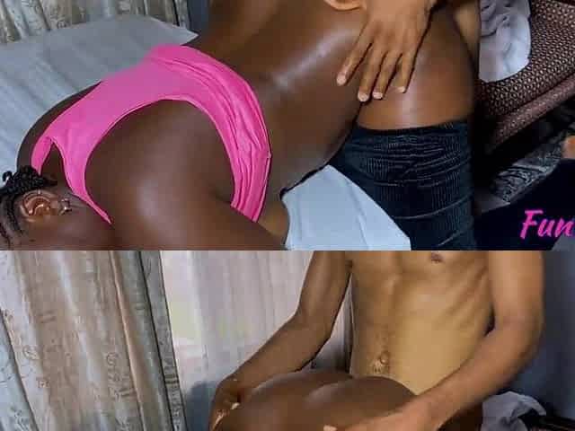Black ebony sweetheart takes BBC