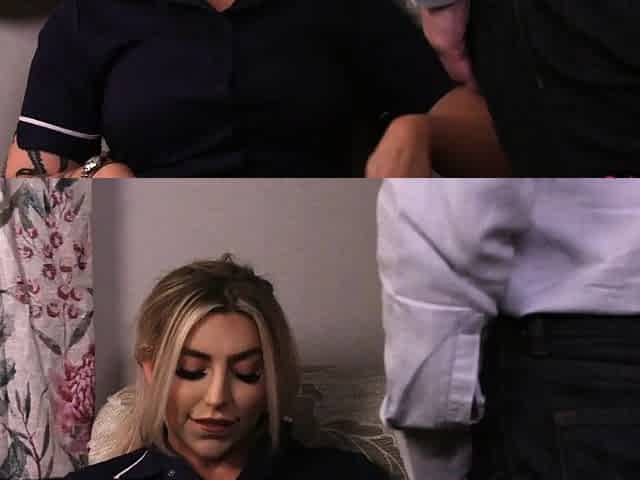 Busty hotel voyeur teasing guest