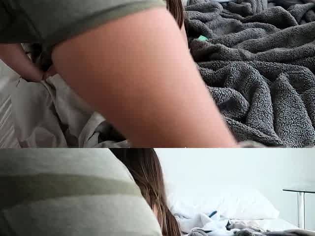 Hot amateur teen butt plug solo play