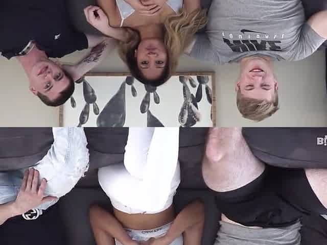 LARGE DONG From London Splits Teen GAP On Troy AND Oriental Tina