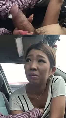 japanese car blowjob
