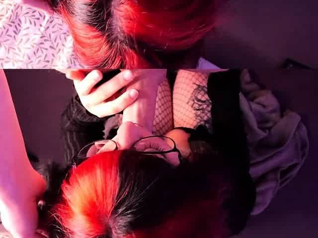 Small Titted Chick In Black Lingerie Fucking