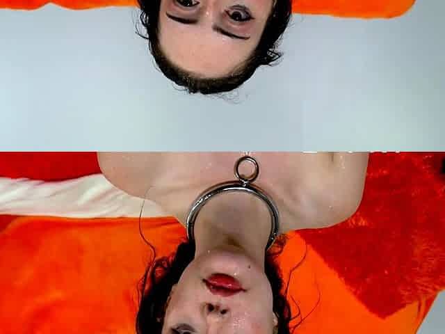 Perverted teen pig likes rough sex.